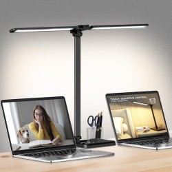 LED Desk Lamp Dimmable Table Lamp with USB Charging Port, 50 Lighting Modes