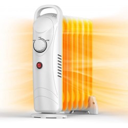 Indoor Quiet Heater Heat Up 120 Square Feet quickly, Automatic Power-off and Durable Radiator Heater