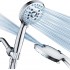 AquaCare Handheld Shower Head - Anti-clog Nozzles，Stainless Steel Hose