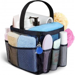Attmu Mesh Shower Caddy Portable for College Dorm Room Essentials with 8 Pockets