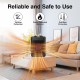 JNDRO Portable Electric Space Heater - 1500W/750W Safe and Quiet Ceramic mini Heater Fan