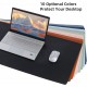 Leather Desk Pad,Computer Mat Desktop Protector for Office Home