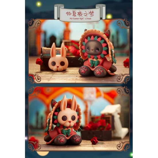 QINTANG Blind Box Forest Mask Party - Kawaii Collectible Figures