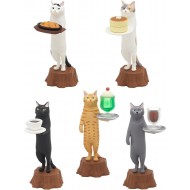 Kitan Club Cat Cafe Plastic Toy- Blind Box Includes 1 of 5 Collectable Figurines