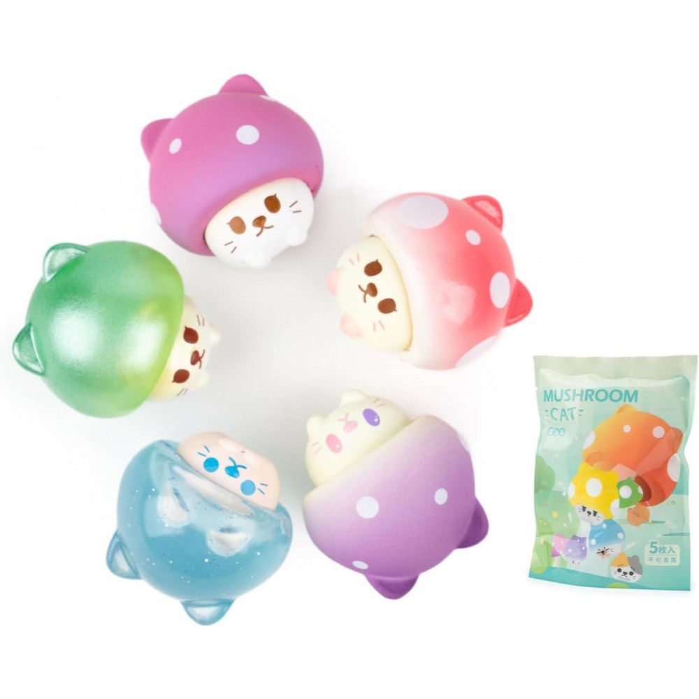 BEEMAI Mushroom Cat Series Blind Pack Random Design Cute ...