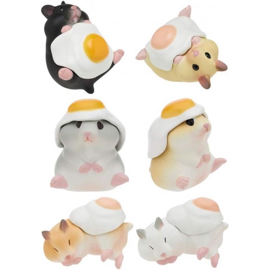 Kitan Club Hamster 'N Egg Version 2 Plastic Toy - Blind Box Includes 1 of 6 Figurines