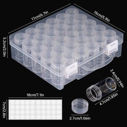 Bead Organizer - Clear Diamond Painting Storage Containers - Small Craft Storage