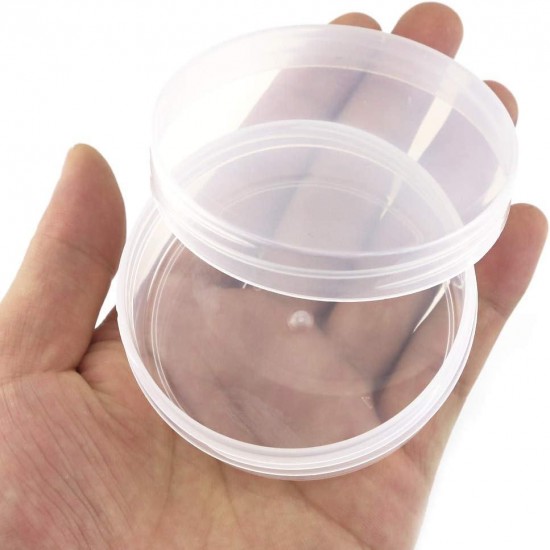 Amersumer 20Pack Clear Frosted Bead Storage Containers