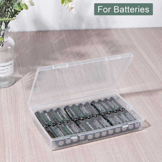 Ganydet Small Plastic Boxes, Rectangular Small Plastic Containers with Lid