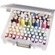 ArtBin Super Satchel Thread Box - Portable Craft Organizer - Clear Storage Case