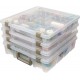 ArtBin Super Satchel Thread Box - Portable Craft Organizer - Clear Storage Case