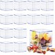 Amersumer 20Pack Plastic Clear Box with Lid - Beads Storage Containers