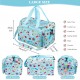 Coopay Knitting Bag Crochet Yarn Bag for Carrying Unfinished Projects