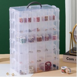 Gagee Craft Storage Organizer,Bead Organizer Box,Stackable Storage Containers
