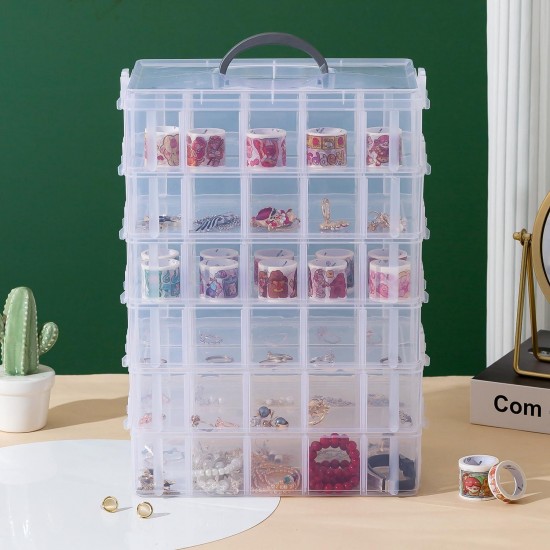 Gagee Craft Storage Organizer,Bead Organizer Box,Stackable Storage Containers